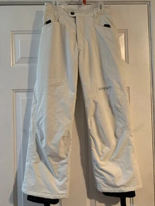 Pantaloni invernali da sci neve SPYDER bambini giovani pantaloni bianchi isolati taglia 10 - Foto 1 di 7