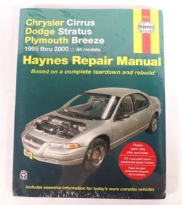 Haynes Repair Manual Chrysler Cirrus Dodge Stratus Plymouth Breeze 1995-2000 - Picture 1 of 3