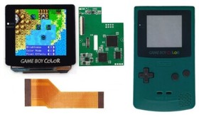 Game Boy Color AMOLED OLED Touch Screen Upgrade Kit + Trimmed Shell Gameboy GBC