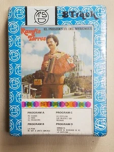 RAMFIS TORRES El Presidente del Merengue LATIN Madely 8 Track Tape SEALED - Picture 1 of 6