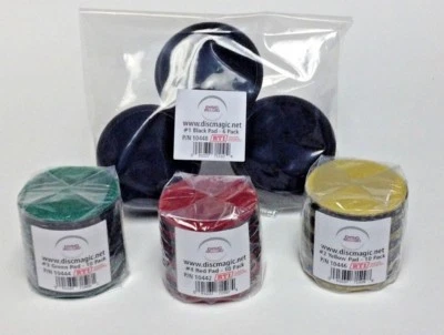ELM - RTI - ECO Discmagic ELM USA Powerpack #1 , Yellow, Green, Red, Black Disc Repair Supplies
