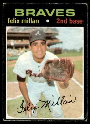 1971 O-Pee-Chee Felix Millan Atlanta Braves #81 - Image 1 of 2