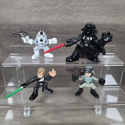Playskool Star Wars Galactic Heroes Lote de 4 figuras sueltas Skywalker Darth Vader Foto 1 de 4