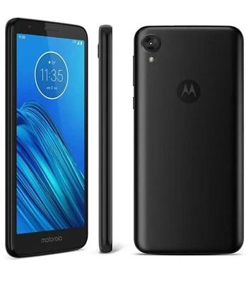 Motorola Moto E6 XT2005DL 16GB Black TracFone Android 9  Smart Phone Grade A - Image 1 of 4