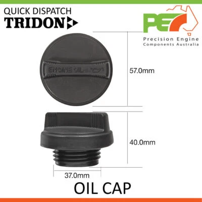 TRIDON Oil Cap Fits Toyota Hilux (Diesel) KUN16R, KUN26R (Incl. Turbo) 3.0L - image 1 of 4