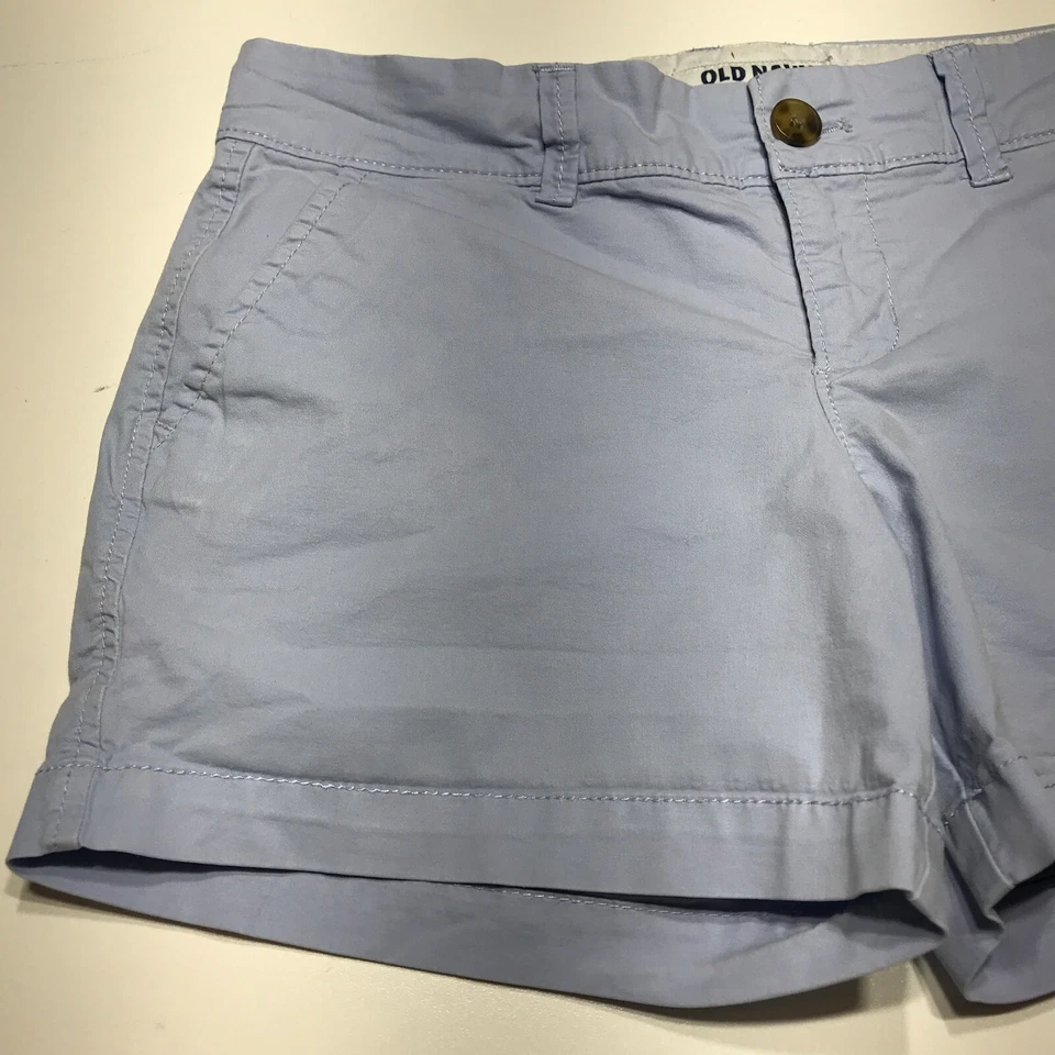 Old Navy Petite Shorts Womens Size 0P 5 Inch Everyday Periwinkle Stretch  - Image 1 of 4