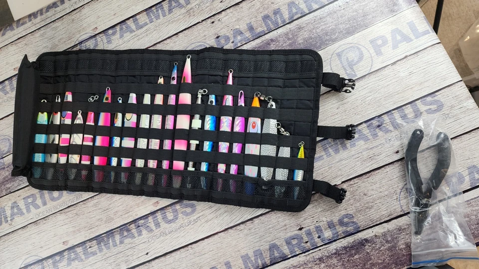 Rollo de plantilla de lanzamiento lento construcción de nailon balístico de alta resistencia tiene capacidad para 20 plantillas Foto 1 de 4