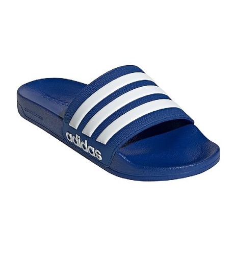 Sandali Adidas Youth Slides taglia uomo 5 donna 6 blu royal Adilette doccia bambini