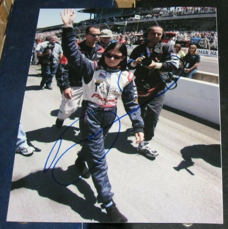Foto firmada 8x10 de Danica Patrick Indy Car Nascar Racing Rahal Letterman Racing Foto 1 de 1