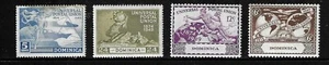 Dominica SC # 116-119 United Postal Union . Hinged - Picture 1 of 1