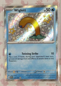 Wiglett 121/091 Shiny - 2024 Pokémon Scarlet & Violet Paldean Fates - Bild 1 von 2
