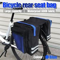 WATERFLY 25L Bike Bag Bike Panniers Bag Waterproof Bike Saddle Bag 