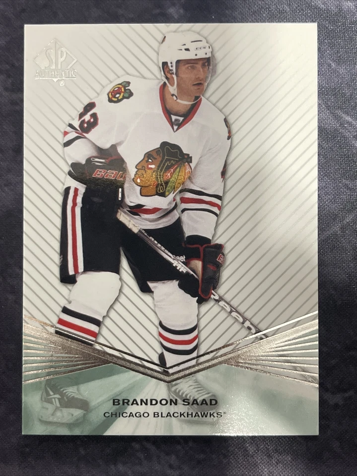 2011-12 SP Authentic Rookie Extended R14 Brandon Saad Chicago Blackhawks  - Image 1 of 2