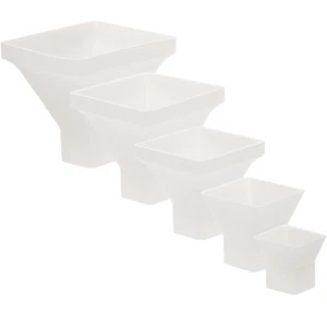5x Pyramid Silicone Moulds Flexible Pyramid Shape DIY Resin Epoxy Casting Mould - Picture 1 of 12
