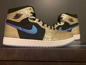 Air Jordan 1 Zoom Air Comfort “Gold Laser” Sz 12 - Picture 1 of 9