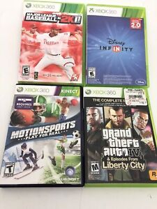 Lot of 4 Xbox 360 Games - Tested & Working Good Titles