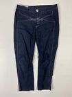 MARITHE FRANCOIS GIRBAUD Blue Wash Denim Relaxed Wide Leg Jeans Size 28 / W 32