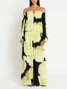 Sass & Bide Ritournelle off shoulder long sleeve Maxi Dress size S - Picture 1 of 5