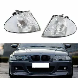 2PCS Signal Clear Indicator Corner Side Light for BMW 3 Series E46 99-01 Sedan - Picture 1 of 7