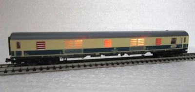FLEISCHMANN 8190K N DB INTER CITY TRAIN BAGGAGE CAR w/LIGHTING Ep IV Düms 905 B - Image 1 of 4