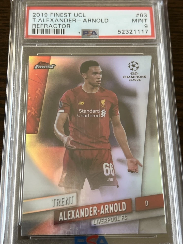 2019 Topps Finest UCL Trent Alexander-Arnold Refractor PSA 9 - Image 1 of 4