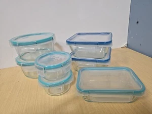 New Snapware Pyrex 14-piece Glass Food Storage Set - Kitchen Glass Storage Set - Picture 1 of 3