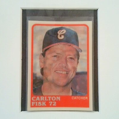 #43 Carlton Fisk 1988 Sportflics Base Card Chicago White Sox - Image 1 of 2