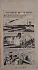 Art original, MONDE AROUND US #12 pg 66, 12x 23, 1959, Garde côtière, Guerre, Sous-marins