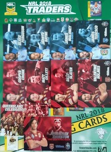 2018 NRL Traders SOO Stars State of Origin Cards NSW & Queensland