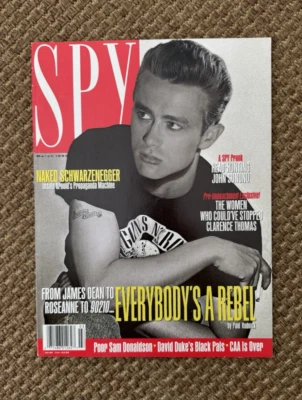 Spy Magazine, March 1992, "Naked Arnold Schwarzenegger" + More! - Image 1 of 4