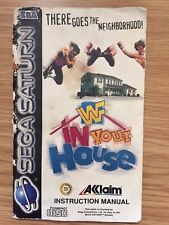 WWF In Your House Sega Saturn Manual