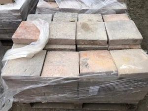 PAMMENTS 12" x 12" x 3" THICK vintage pavers flooring tiles - Picture 1 of 6