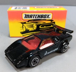 MATCHBOX #67 LAMBORGHINI COUNTACH BLACK MIB - Picture 1 of 5