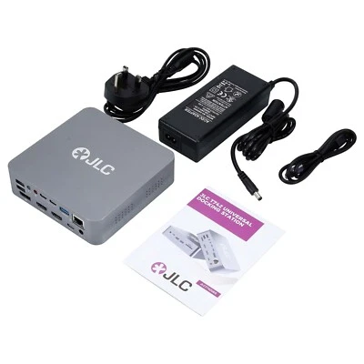 JLC T742 Universal USB-C Laptop Dock Dual Monitor Docking Station with 60w PD 4K - Image 1 of 4