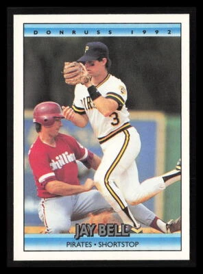 Jay Bell 1992 Donruss #100  Pittsburgh Pirates - Image 1 of 2