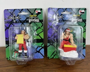 WCW Superstar Series Kevin Nash Santa Navidad Adornos Lote 2 1999 Trendmaster - Imagen 1 de 12