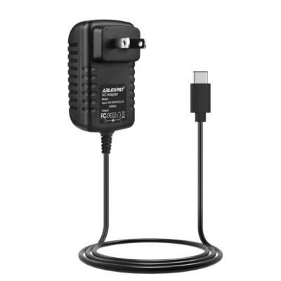 USB-C Adapter Wall Charger for Amazon Kindle Fire HD 10 Tablet Power Supply - Image 1 of 3