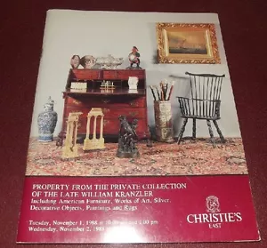 CHRISTIE'S EAST 1. & 2. November 1988 EIGENTUM Privatsammlung WILLIAM KRANZLER - Bild 1 von 1