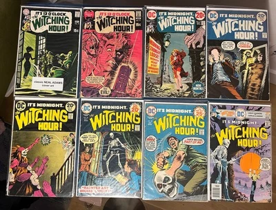 Witching Hour 8 Comic Bundle 10 12 24 36 39 47 50 64 DC Bronze Age Horror Lot - Image 1 of 4