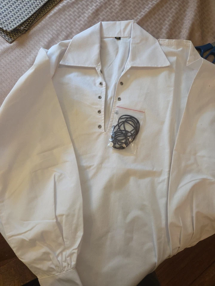 Camisa Disfraz Hombre Período Renacimiento Como NUEVA Foto 1 de 4