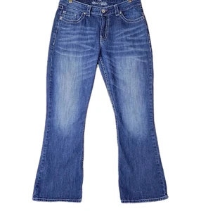 BOOTHEEL TRADING CO Jeans Women's 10 Fontana Style Bootcut Blue Denim Western - Picture 1 of 7