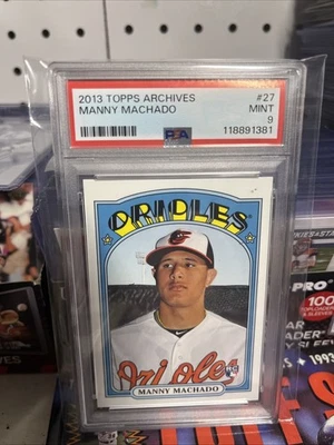 Manny Machado 2013 Topps Archives #27 - PSA 9 como nuevo Foto 1 de 4