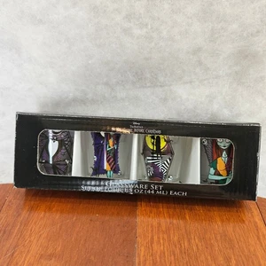 Set 4 bicchieri da tiro Disney Nightmare Before Christmas da 1,5 oz nuovi - Foto 1 di 7