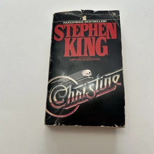 Christine Stephen King 1983 Signet Horror Suspense Thriller Paperback Book - Afbeelding 1 van 8