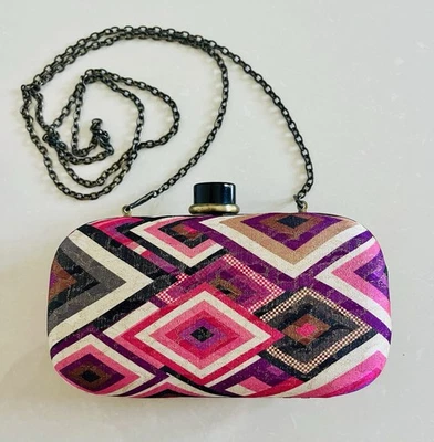 Vintage Clutch - Geometric - Image 1 of 4