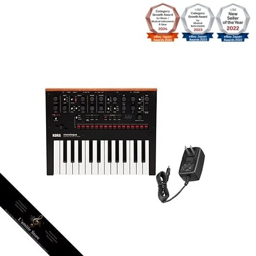 KORG monologue Black [monologue-BK] + Genuine AC Adapter &quotKORG KA350" - Image 1 of 2
