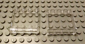 LEGO Lote de 2 Piezas de Panel de Pared Translúcido Transparente 1x4x3 Nuevo Estilo - Imagen 1 de 1