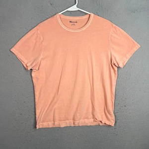 Camiseta Madewell Rosa Melocotón Cuello Redondo Algodón Para Hombre Talla Mediana - Imagen 1 de 7