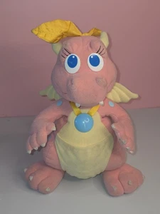 1999 Fisher Price Dragon Tales Talking Light Up Cassie Works 12 Zoll Plüsch - Bild 1 von 13