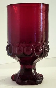 TIFFIN FRANZISKANER MADEIRA RUBINROT WASSERKELCHE TEEGLÄSER 6 1/2" - Bild 1 von 5